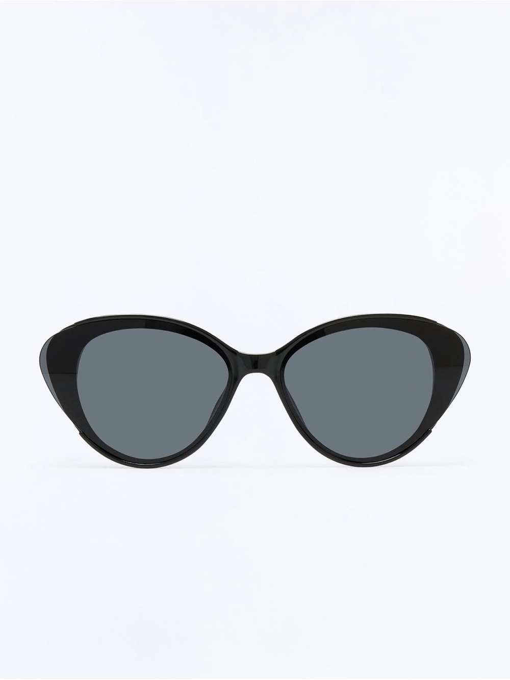 Fashion Nova Black Cat-Eye Sunglasses - Picture 3 of 4